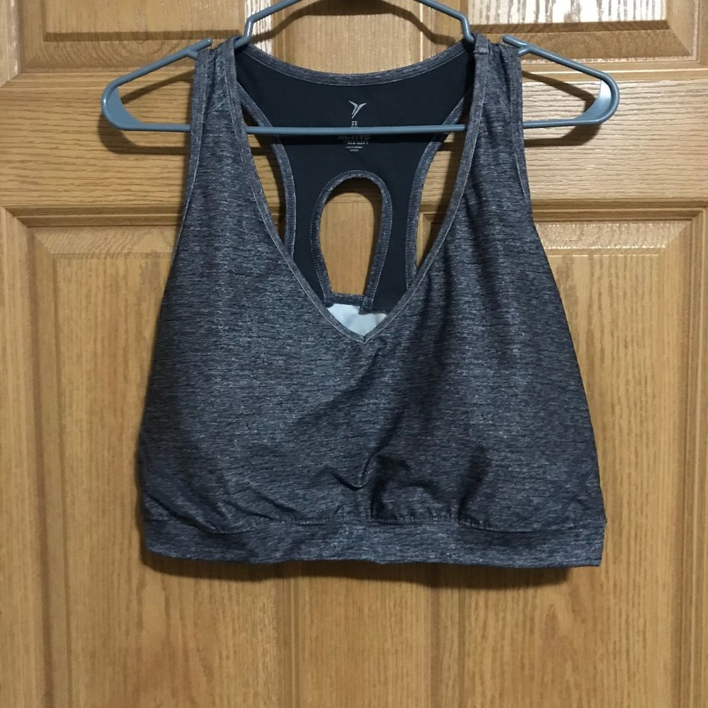 Active by Old Navy sports bra 2X plus gray